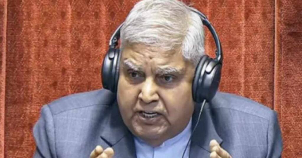 उपराष्ट्रपति धनखड़ का न्यायपालिका