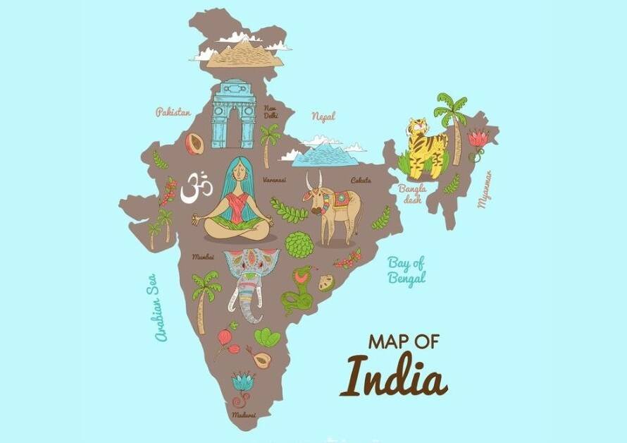 india map