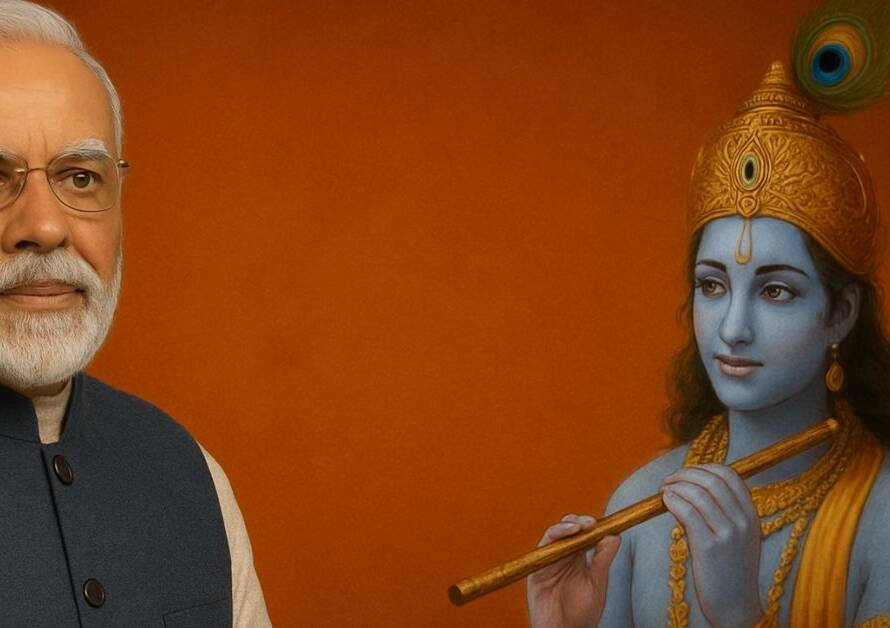 नरेंद्र मोदी और कृष्ण नीति का सच