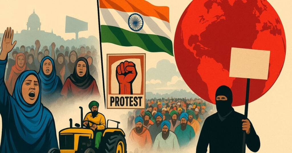 शाहीन बाग़ से किसान आंदोलन तक – राष्ट्रविरोधी प्रदर्शनों का असली खेल
