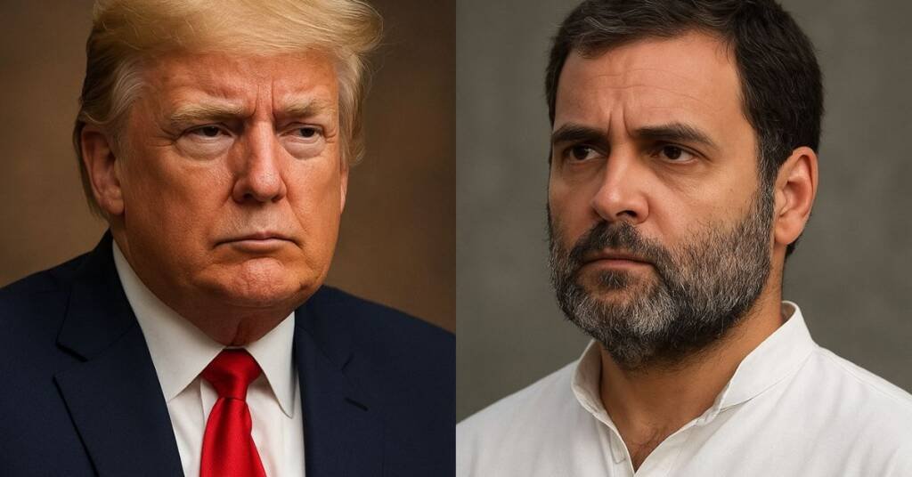 trump and rahul gandhi