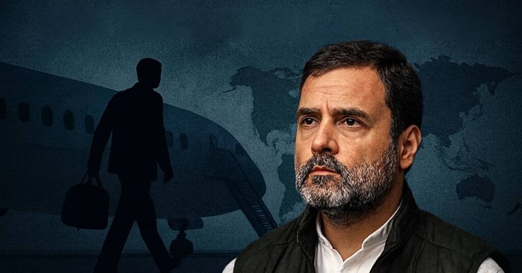 राहुल गांधी की गुप्त विदेश यात्राएँ