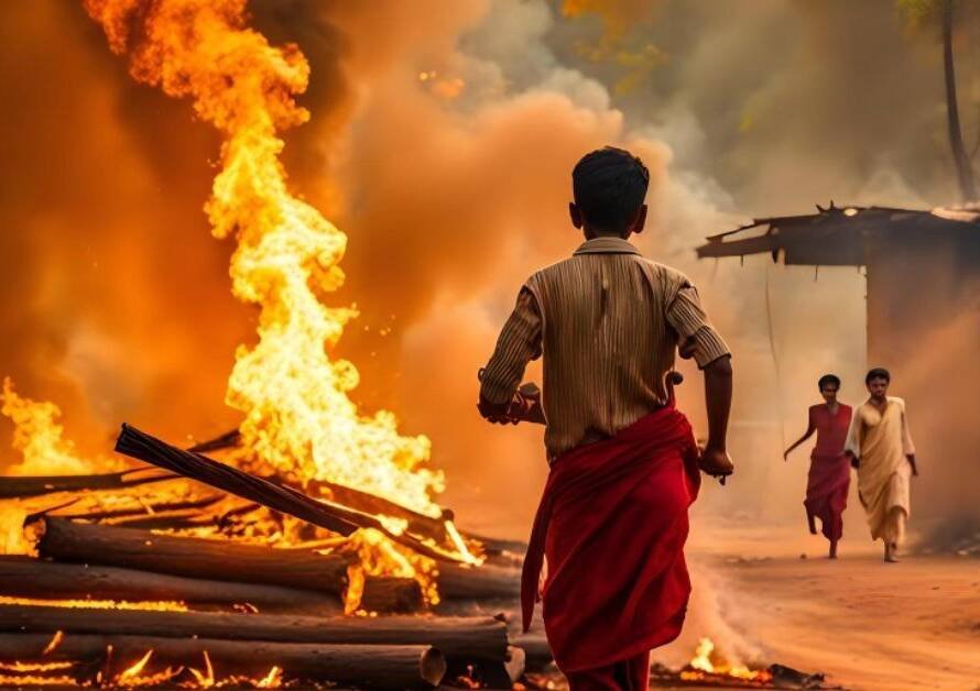 जब हिंदुओं के घर जलते हैं