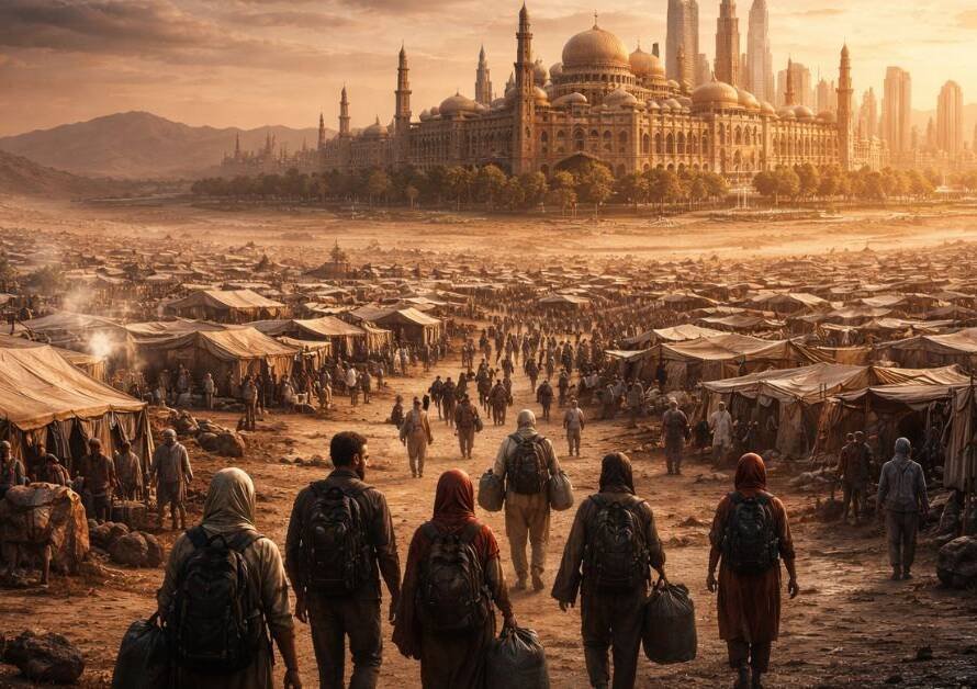 Palaces on Empty Land