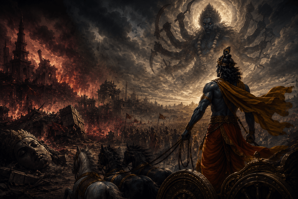 The Knock of Destruction and the Crusade of Kali Yuga: Not 'Ram Neeti', but 'Krishna Neeti' Will Annihilate the Traitors