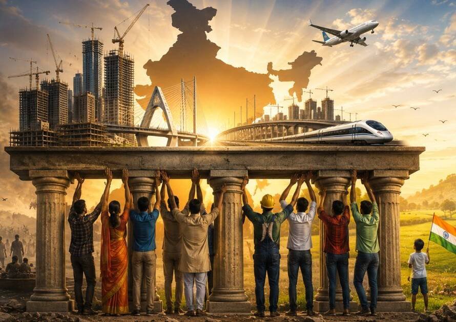 देश की इमारत और स्तंभ राष्ट्र के पुनरुत्थान का घोषणापत्र