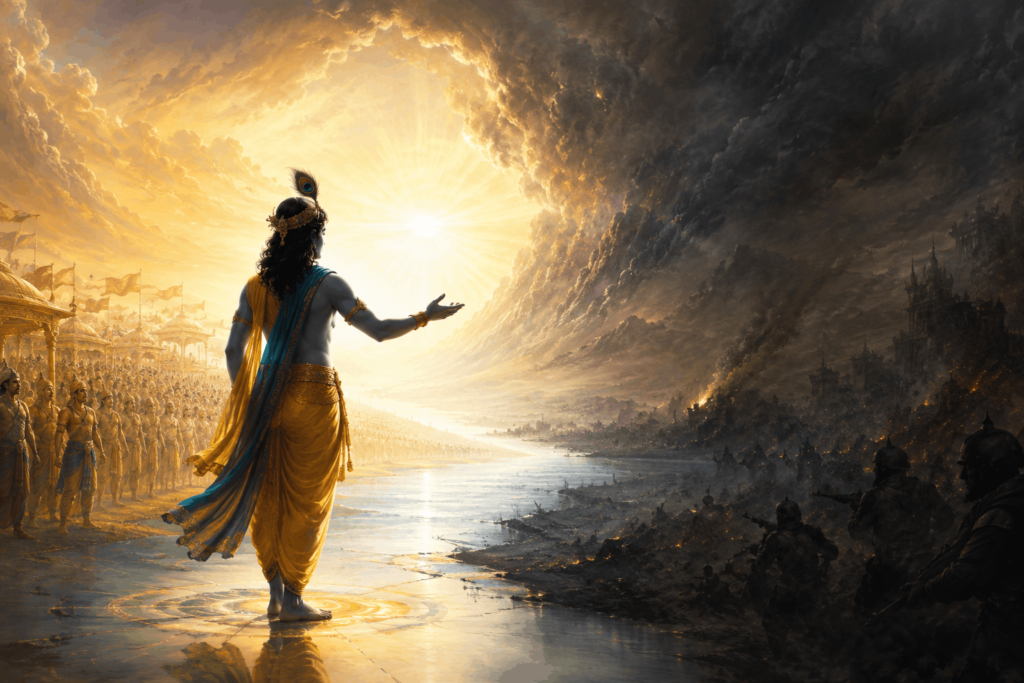 वैश्विक-मोर्चा-कृष्ण-नीति-के-माध्यम-से-उग्रवाद-का-पूर्ण-विनाश