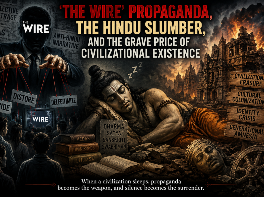‘The Wire' Propaganda, the Hindu Slumber, and the Grave Price of Civilizational Existence