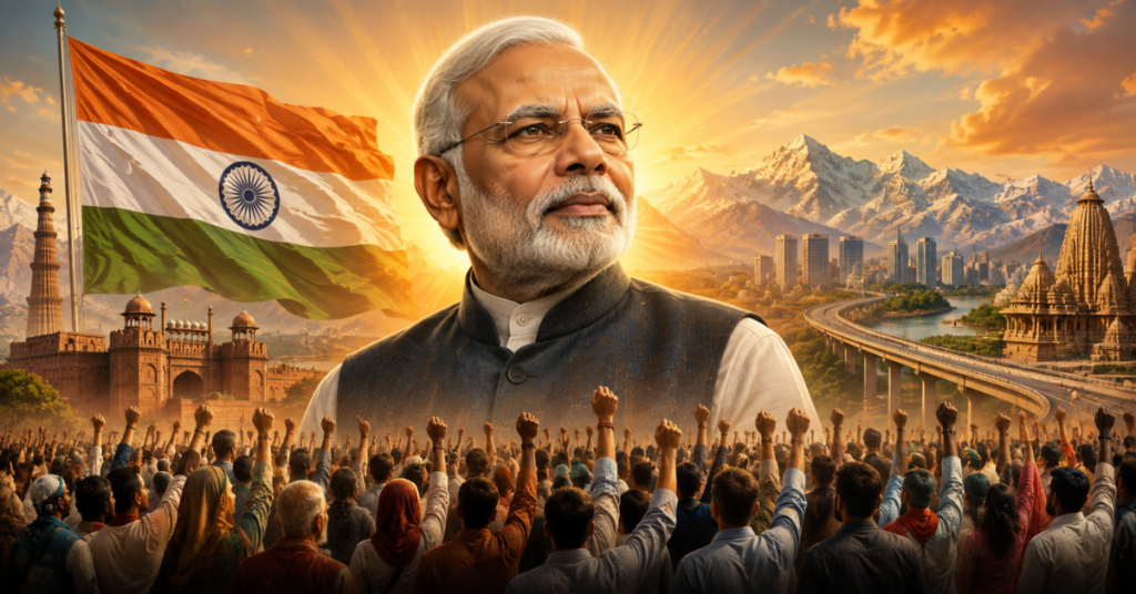 modi represents vision