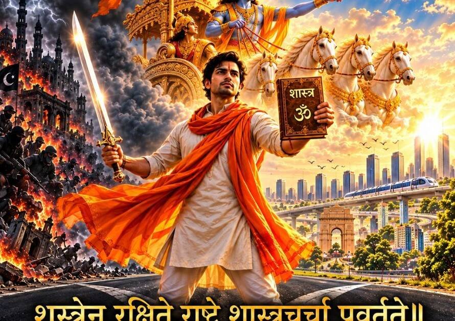 कृष्ण नीति द्वारा राष्ट्र-रक्षा