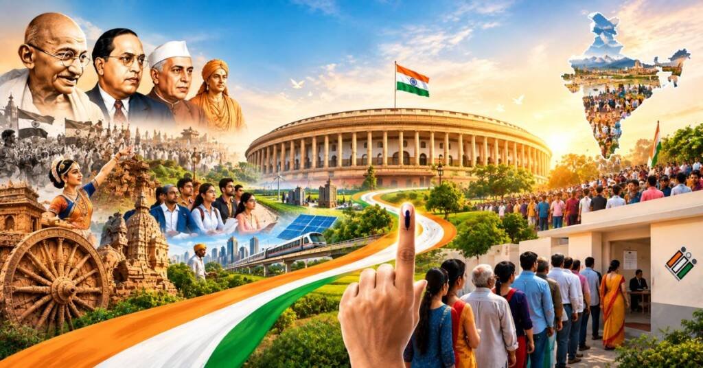 भारत की लोकतांत्रिक यात्रा