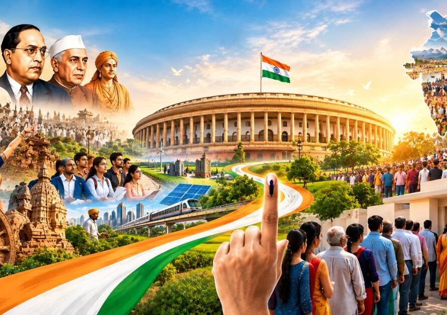 भारत की लोकतांत्रिक यात्रा