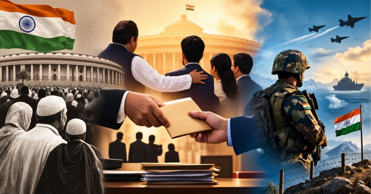 स्वतंत्र भारत में तुष्टिकरण का इतिहास, संस्थागत भाई-भतीजावाद और राष्ट्रीय सुरक्षा का महासमर