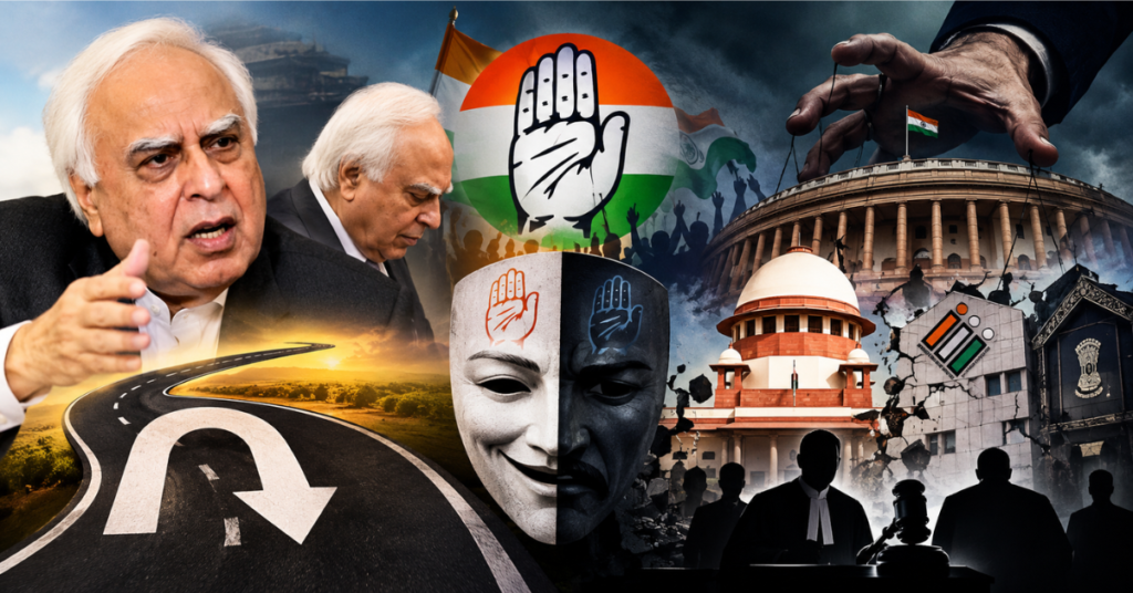 Kapil Sibal's political U-turn, Congress's ideological contradictions, and India's constitutional institutions