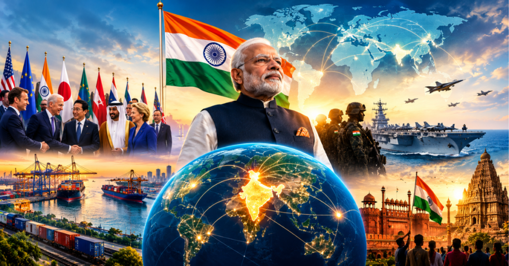 India’s rising global role, leadership, national pride, and geopolitical significance