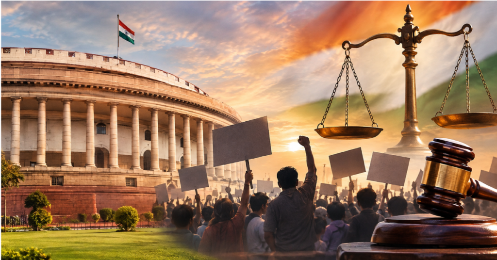 राजनीति, विरोध प्रदर्शन और लोकतंत्र