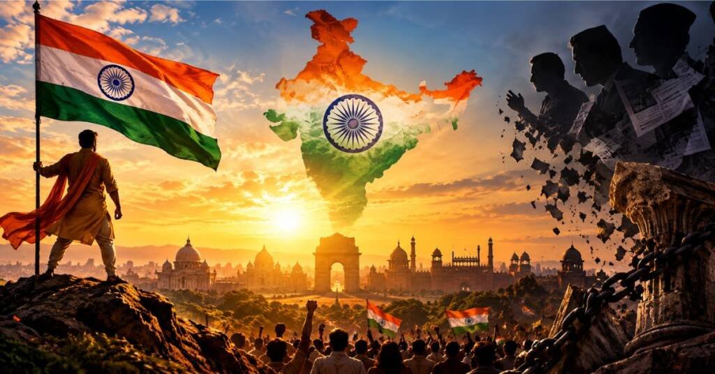 National Dharma and ideological treason highlighting patriotism, national unity, and awareness in India