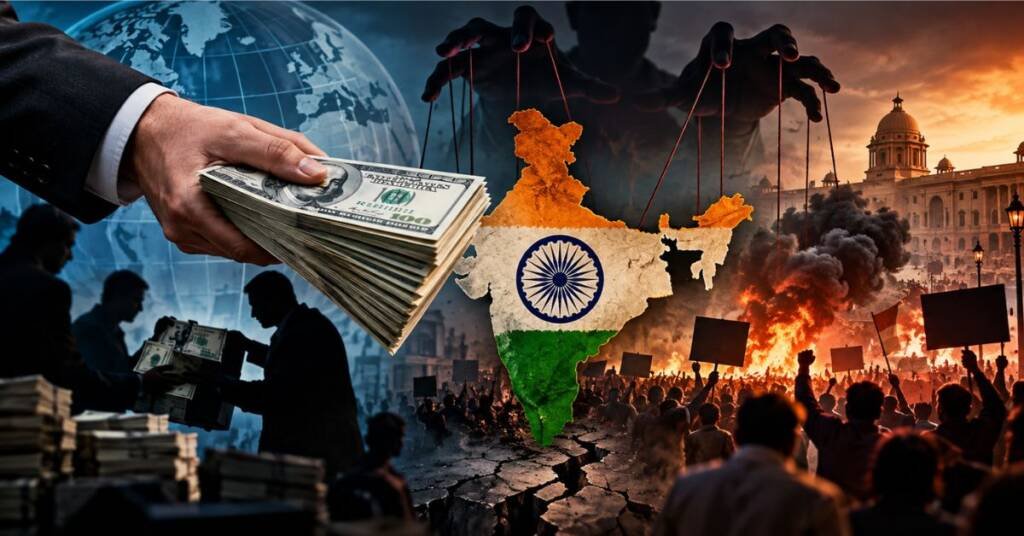 Foreign funding and alleged conspiracies affecting India's national security and stability