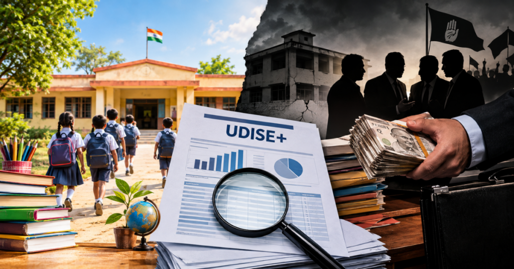 UDISE+ Report on Indian Education System, School Conditions, and Opposition Hypocrisy