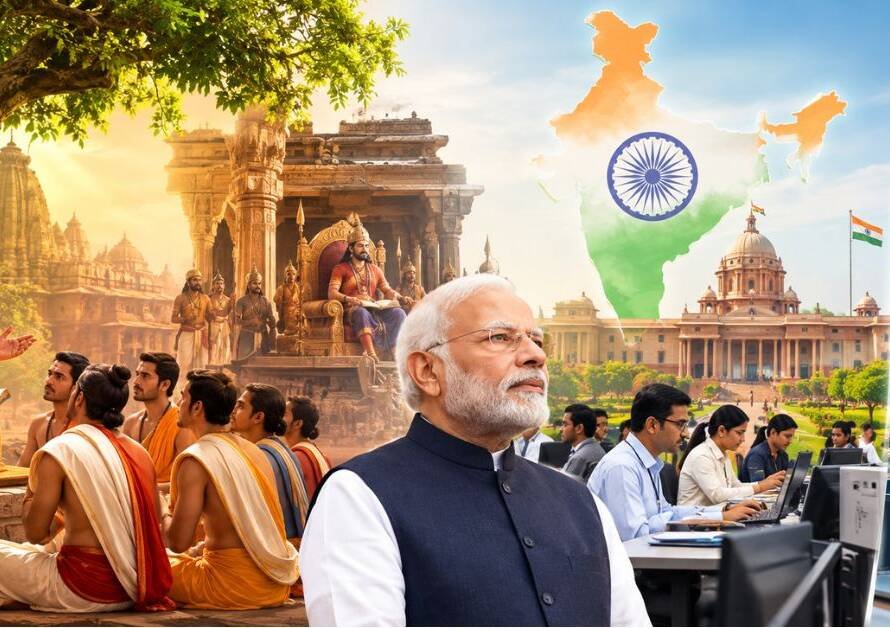 मोदी सरकार का प्रशासनिक ढाँचा
